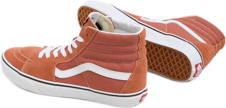 VANS SK8-Hi suède sneakers oranje