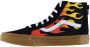 VANS SK8-Hi Zip sneakers zwart rood oranje - Thumbnail 2