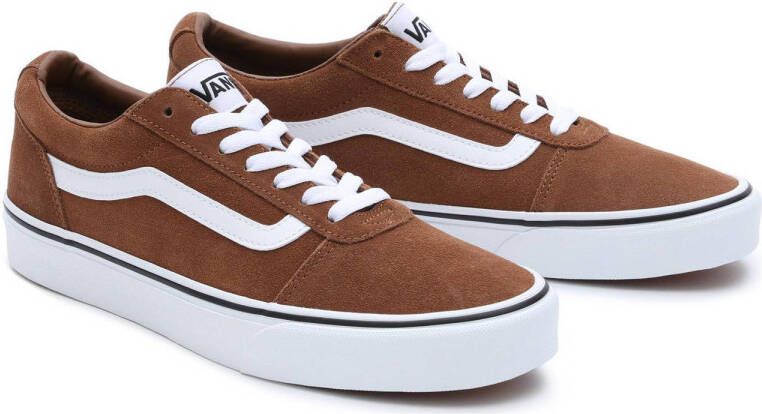 VANS Ward suède sneakers bruin wit