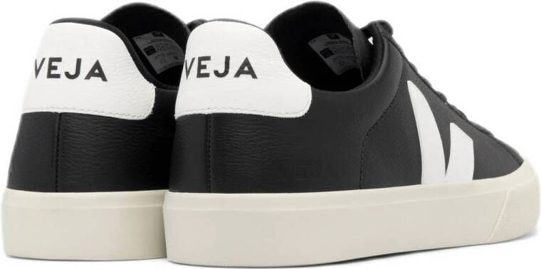 Veja Campo leren sneakers zwart wit