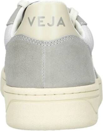 Veja leren sneakers lichtgrijs wit