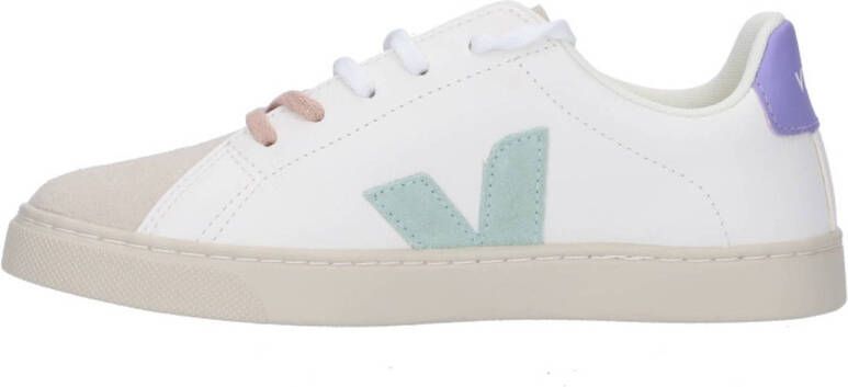 Veja leren sneakers wit pastel