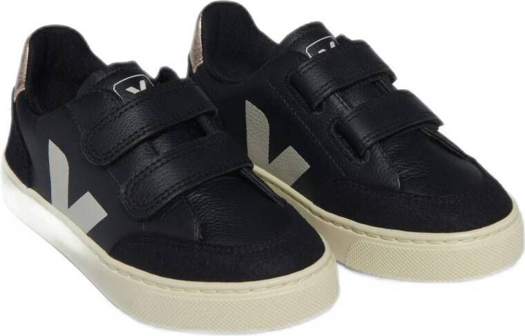 Veja leren sneakers zwart