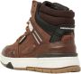 Vingino Brad Mid Sneakers Leren Sneaker Jongens Bruin - Thumbnail 2