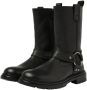 Vingino Carice leren bikerboots zwart - Thumbnail 3