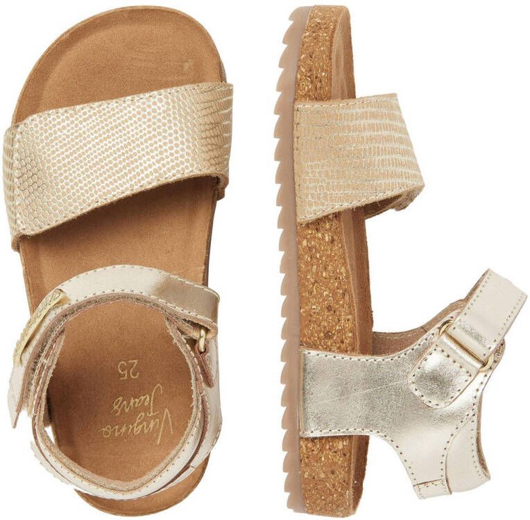 Vingino Demi ll leren sandalen goud beige