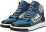 Vingino Duncan Mid leren sneakers blauw - Thumbnail 2