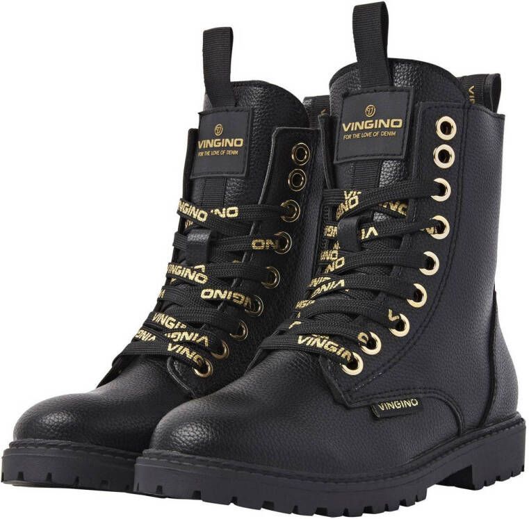 Vingino Eva High veterboots zwart