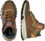 Vingino Vito Mid Sneakers Jongens Cognac - Thumbnail 4