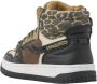 VINGINO Maxime leren sneakers zwart bruin Meisjes Leer Meerkleurig 36 - Thumbnail 5