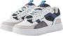 Vingino Milan Low Sneakers grijs Leer jongens - Thumbnail 5