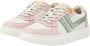 VINGINO Odette Low leren sneakers wit lichtroze lichtgroen Meisjes Leer 32 - Thumbnail 6