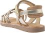 VINGINO Olivia leren sandalen goud metallic Leer Dierenprint 39 - Thumbnail 4