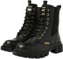 Vingino Sienna Veterboots Meisjes Zwart - Thumbnail 10