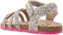 VINGINO Vikki leren sandalen wit zwart Leer Dierenprint 24 - Thumbnail 3