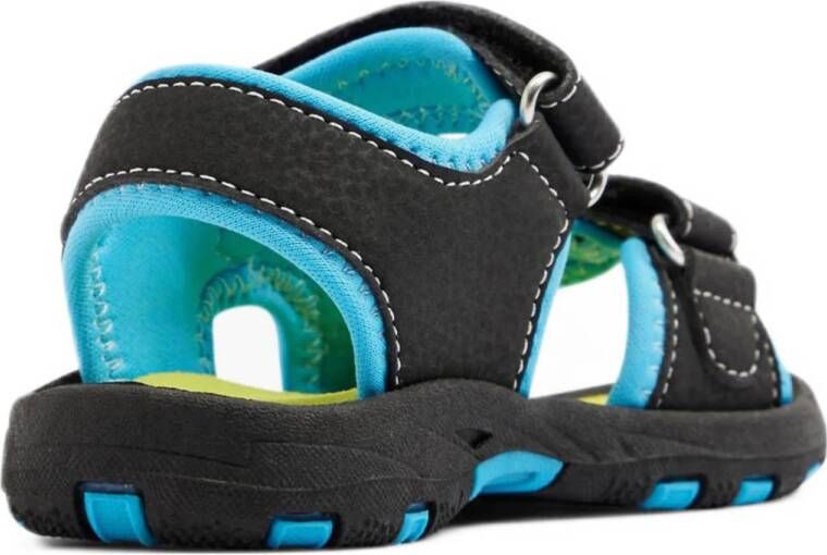 Vty sandalen zwart blauw