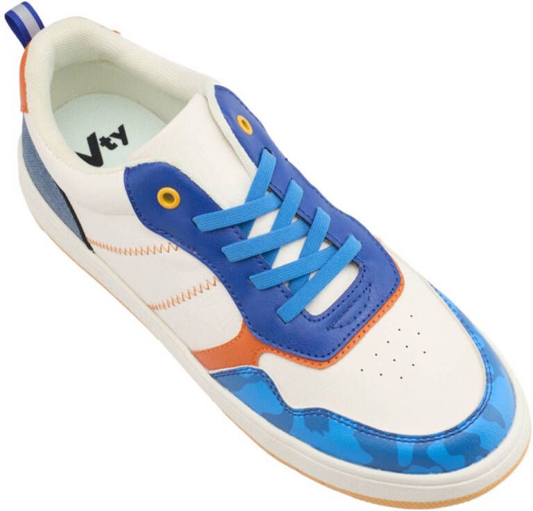 Vty sneakers wit blauw