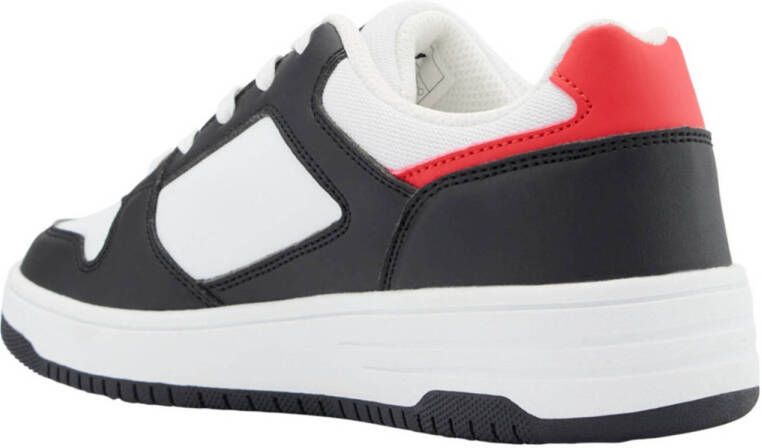 Vty sneakers wit zwart rood