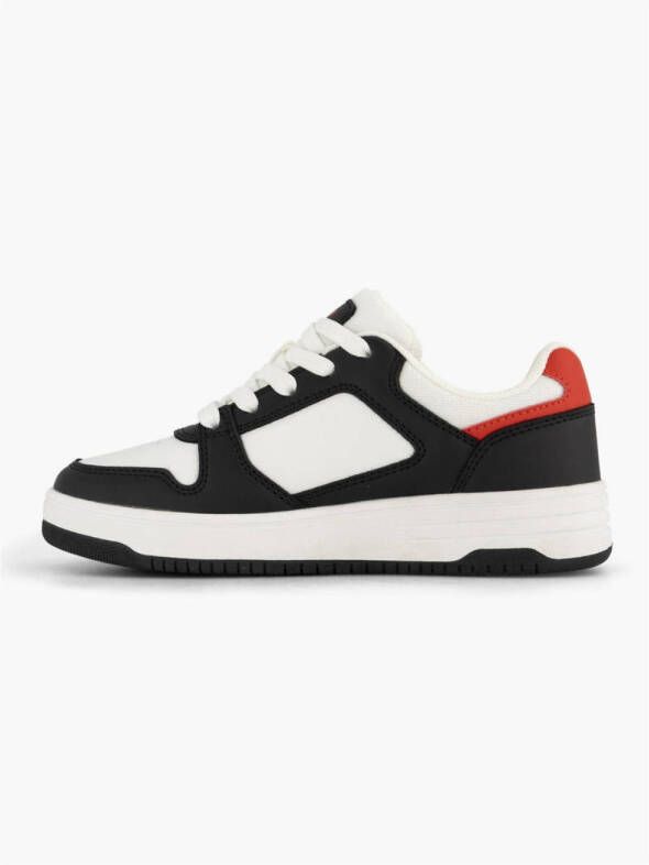 Vty sneakers zwart rood