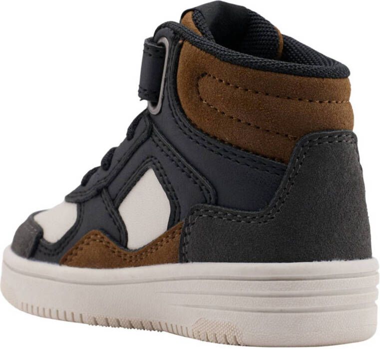 Vty sneakers zwart wit bruin