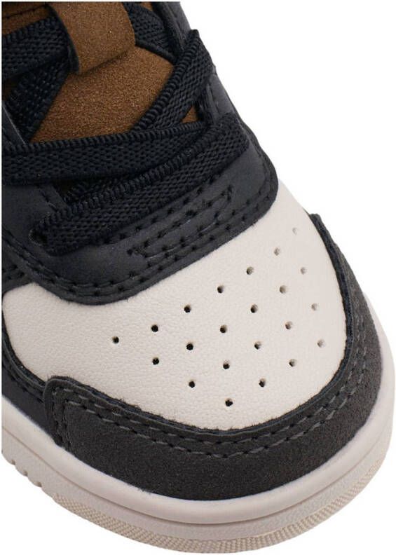 Vty sneakers zwart wit bruin