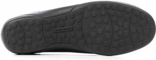 Waldlaufer 640004 comfort leren mocassins zwart