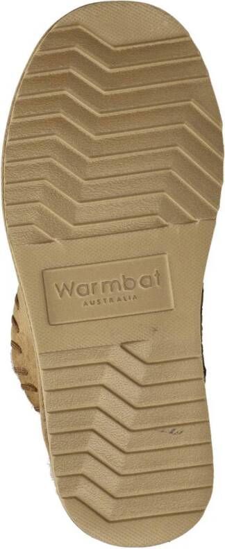 Warmbat Australia suède pantoffels beige