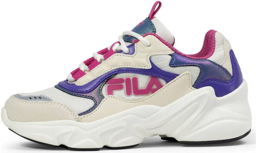 Fila Collene logo 25 meisjes sneaker Wit multi
