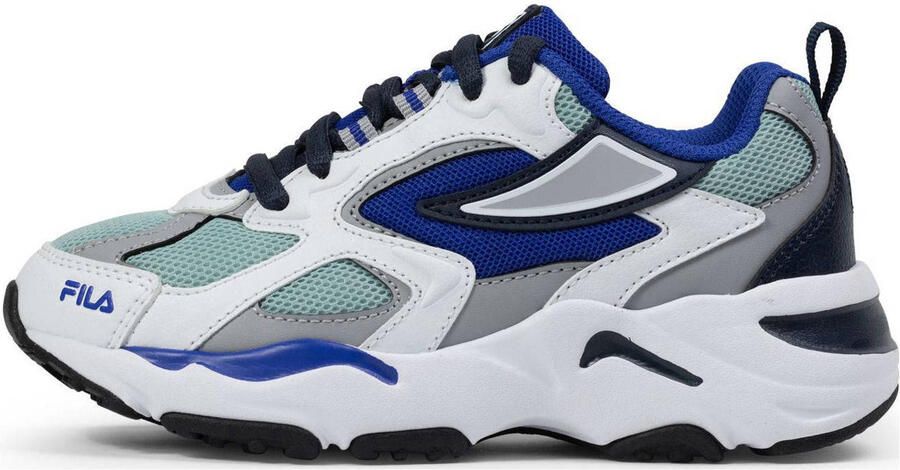 Fila Ray Tracer sneakers wit blauw kobaltblauw