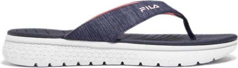 Fila teenslippers denim blauw Schoenen