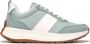 FitFlop TM F-Mode Flow leren sneakers lichtgroen - Thumbnail 1