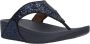 FITFLOP Teenslippers Dames Lulu Glitter Maat: 41 Materiaal: Leer Kleur: Blauw - Thumbnail 2