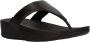 FitFlop Lulu Leather Toepost slippers voor Vrouwen Wit - Thumbnail 2