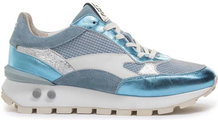 Floris van bommel Blokki 42-01 Light Blue G-Wijdte Sneakers