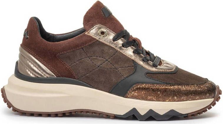 Floris van bommel Curvi SFW-10089 04.01 Bronze G-Wijdte Sneakers