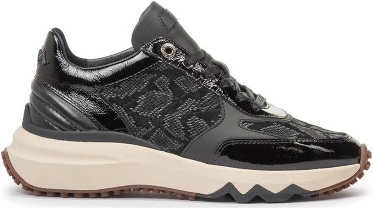 Floris van bommel Curvi SFW-10089 04.02 Black G-Wijdte Sneakers