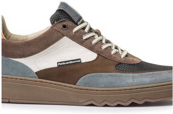 FLORIS VAN BOMMEL Lage Sneakers Heren Sfm-10143 Kupster Maat: 41⅓ Materiaal: Leer Kleur: Taupe