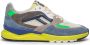 Floris van Bommel herensneaker de treener multicolor suède en mesh - Thumbnail 1