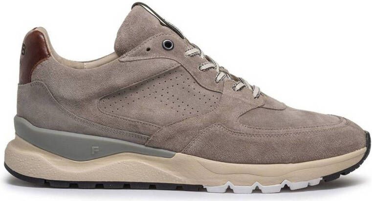 Floris van Bommel De Treener 02.00 suède sneakers taupe