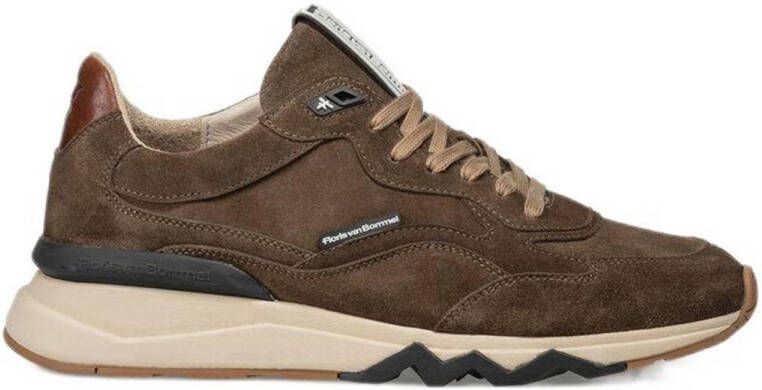 Floris van Bommel De Zager 02.00 suède sneakers taupe