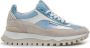 FLORIS VAN BOMMEL Lage Sneakers Dames Sfw-10100 Maat: 38 5 Materiaal: Suède Kleur: Blauw - Thumbnail 1