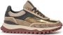 FLORIS VAN BOMMEL Lage Sneakers Dames Grommi 02.03 Maat: 39 Materiaal: Suède Kleur: Goud - Thumbnail 1