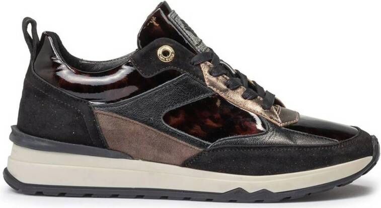 FLORIS VAN BOMMEL Lage Sneakers Dames Mari 01.11 Maat: 37 5 Materiaal: Lak Kleur: Brons