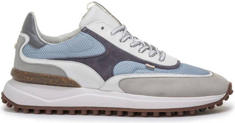 FLORIS VAN BOMMEL Lage Sneakers Heren Sfm-10207 Noppi Maat: 38 Materiaal: Textiel Kleur: Blauw