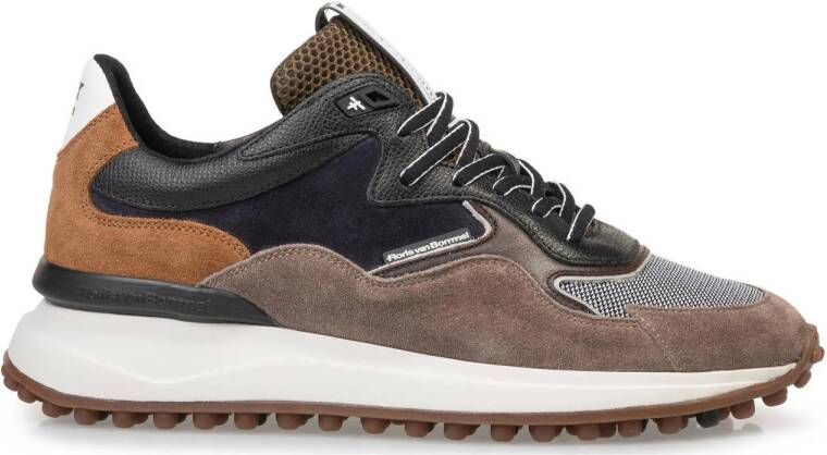 Floris van Bommel Noppi suède sneakers taupe