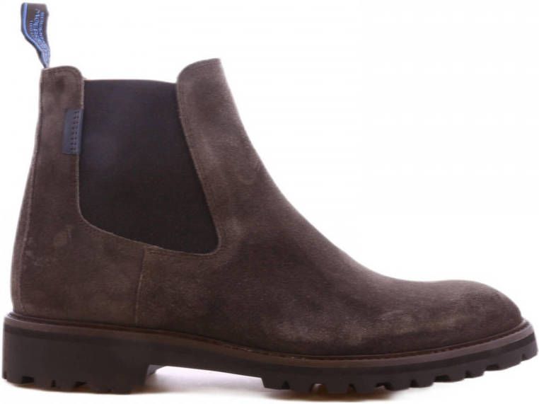 Floris van Bommel Sturdi suède chelsea boots taupe