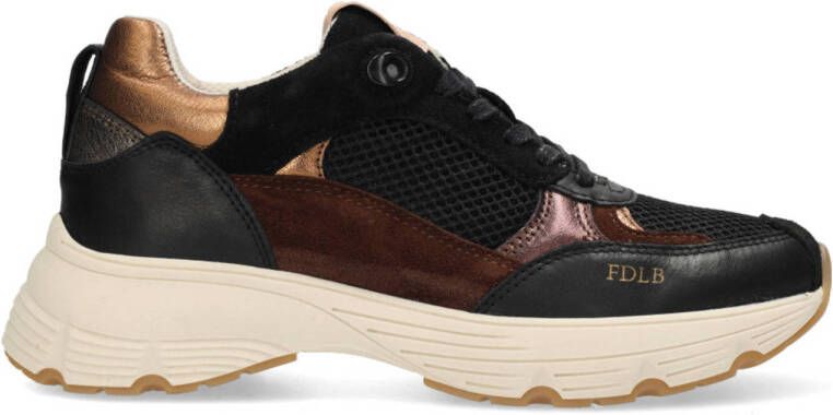 FRED DE LA BRETONIERE Lage Sneakers Dames Mariola Luna Maat: 36 Materiaal: Leer Kleur: Zilver