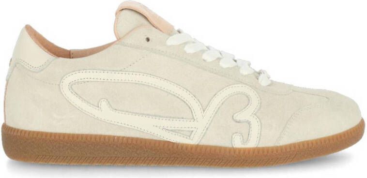 Fred de la Bretoniere Pearl suède sneakers beige