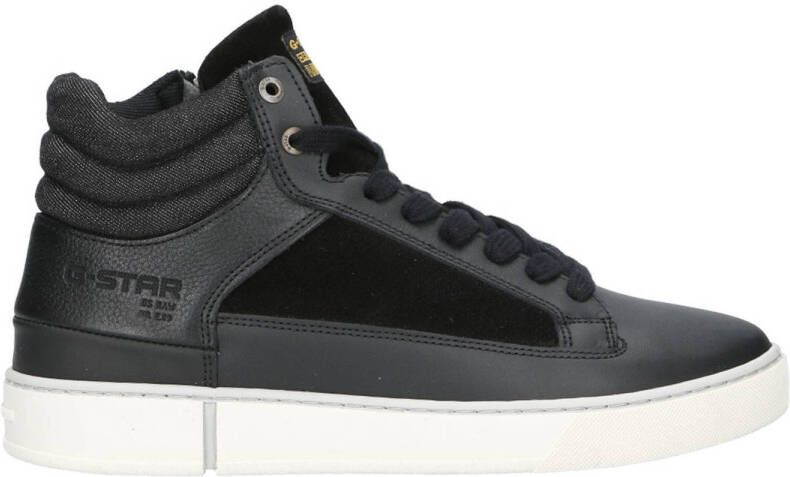 G-STAR Ravond leren sneakers zwart