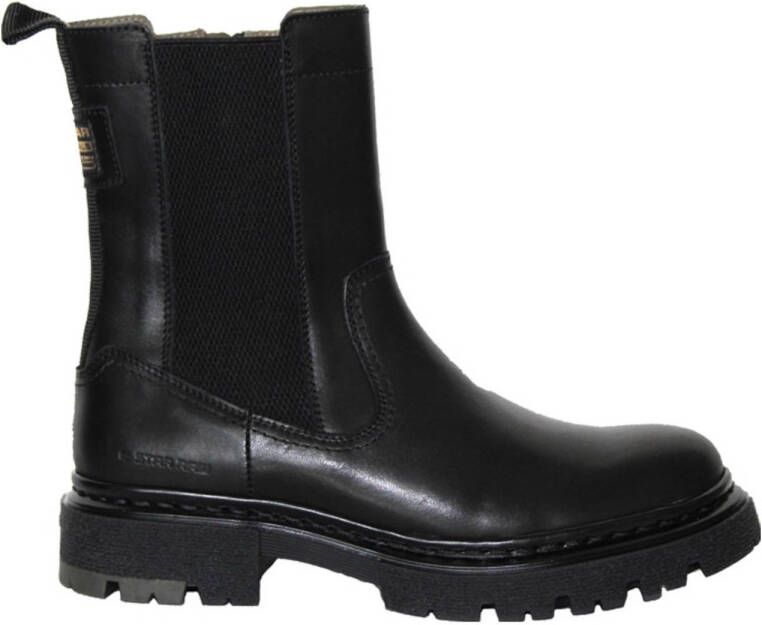 G-Star RAW NAVAL CHS LEA W hoge leren chelsea boots zwart